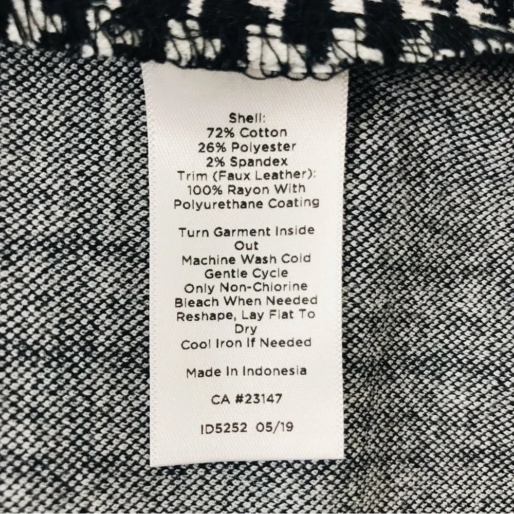 Talbots jacquard houndstooth